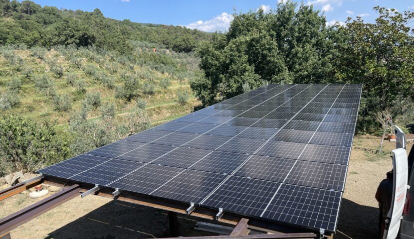 impianto fotovoltaico Loro Ciuffenna
